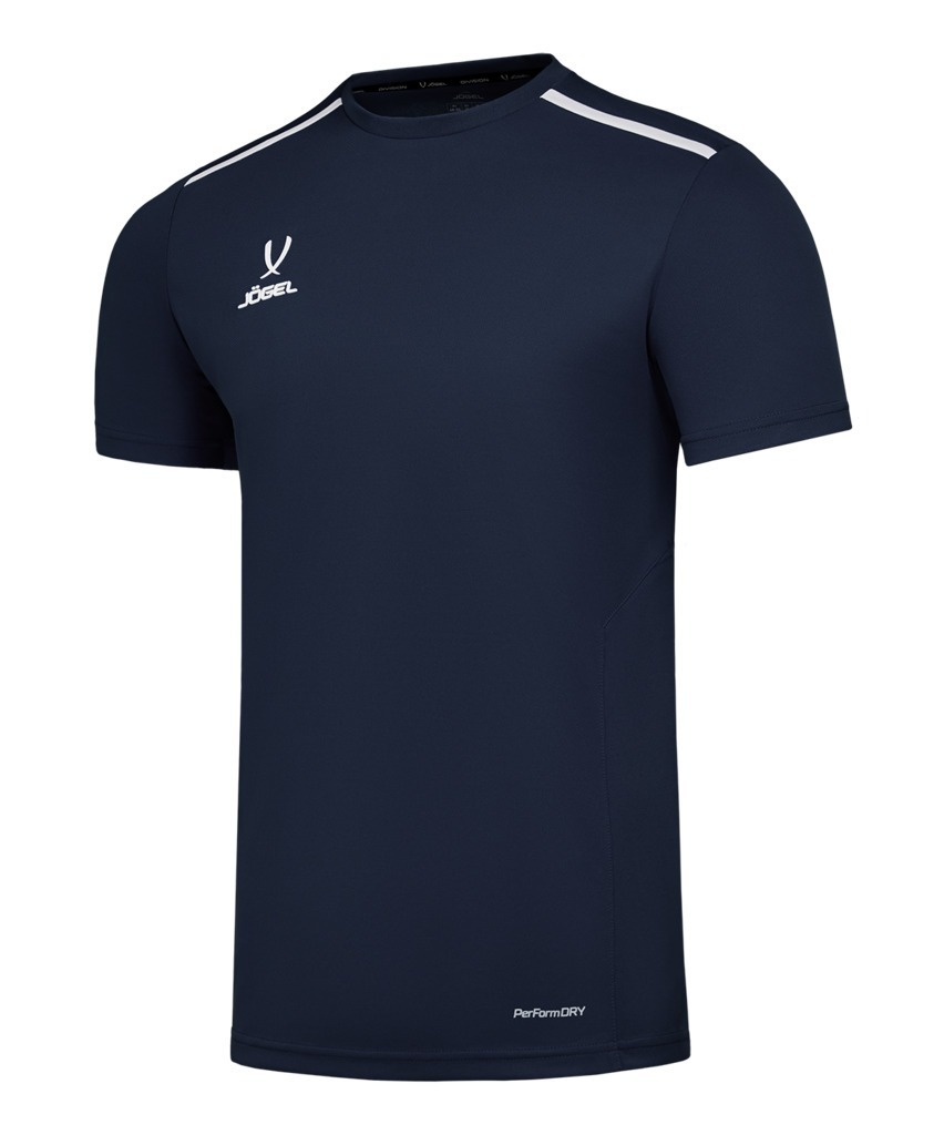 Фото Футболка тренировочная JÖGEL DIVISION Training Tee, темно-синий (2105774) - интернет-магазин МегаТерем в Москве