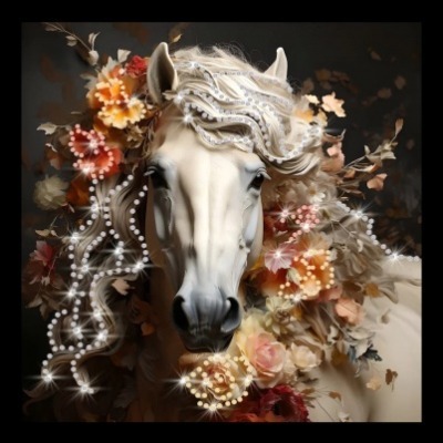 Картина Сияние музы с крист...