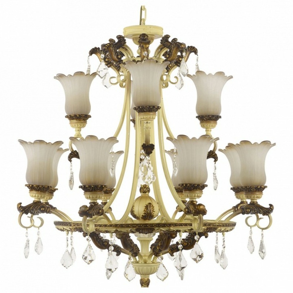 Фото Подвесная люстра Dio D’Arte Gradara Gradara E 1.1.12.600 CA DDA_Gradara_E_1.1.12.600_CA - интернет-магазин МегаТерем в Москве