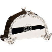 Салфетница Garda Decor латунь цвет хром 12*4*7,5см (TT-00006322)