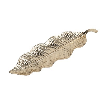 Тарелка декор. Перо цвет зо...