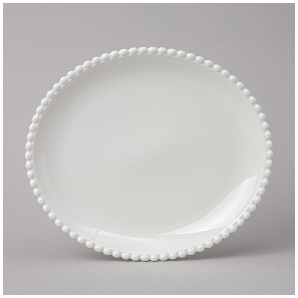 Фото Тарелка овальная lefard pearl 28*24,5*3 см (761-109)  - интернет-магазин МегаТерем в Москве