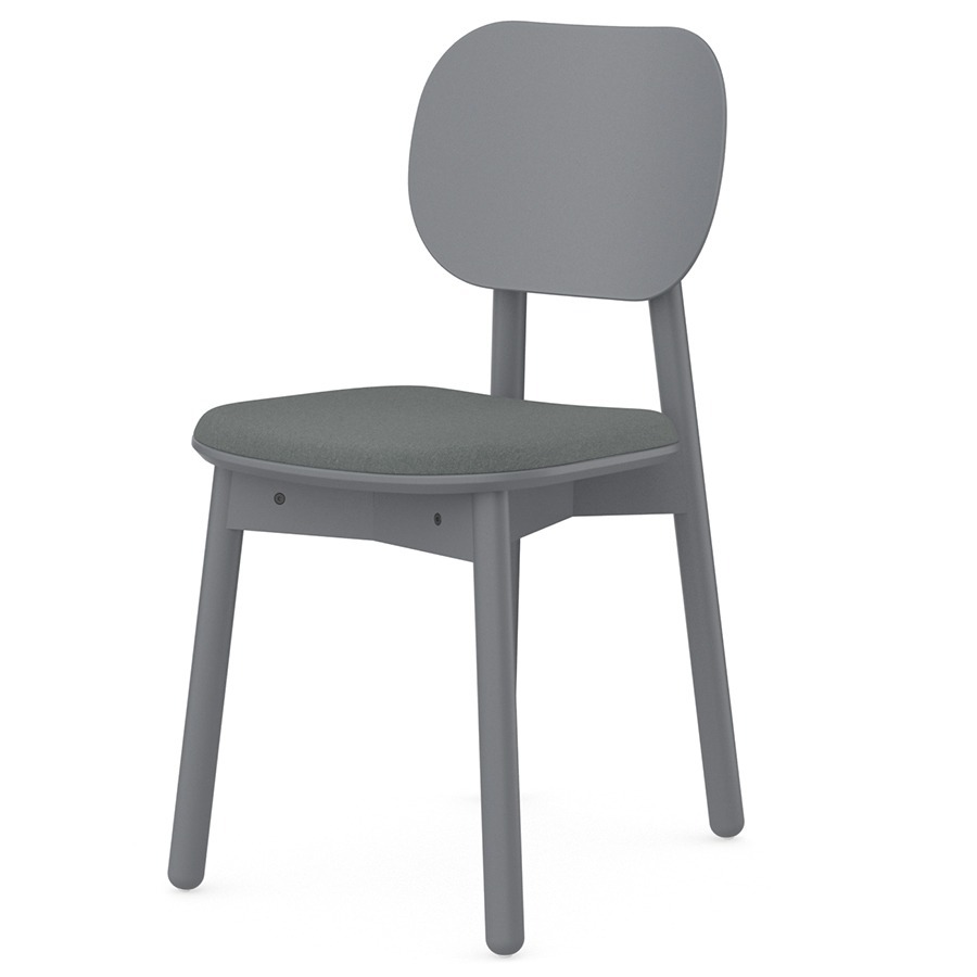 Фото Стул saga, рогожка, темно-серый (76408) - интернет-магазин МегаТерем в Москве