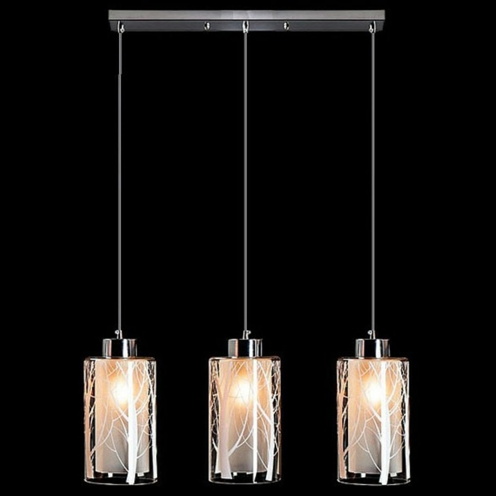 Фото Подвесной светильник Eurosvet Santos 50001/3 хром EV_73687 - интернет-магазин МегаТерем в Москве
