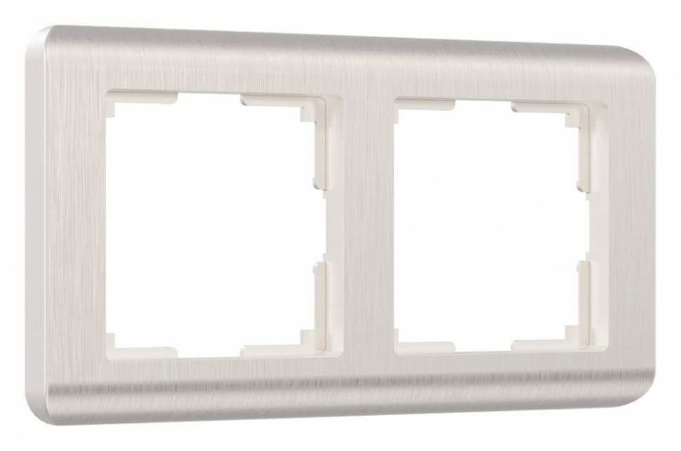 Фото Рамка на 2 поста Werkel Stream (перламутровый) W0022113 WRK_a051262 - интернет-магазин МегаТерем в Москве