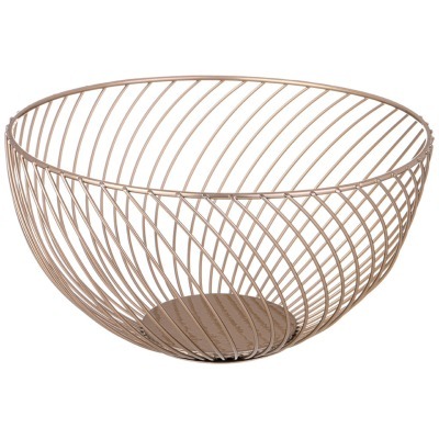 Корзина для фруктов золотая...