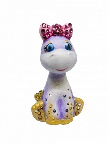 Фото Картина Дракон девочка с кристаллами Swarovski (3035) - интернет-магазин МегаТерем в Москве