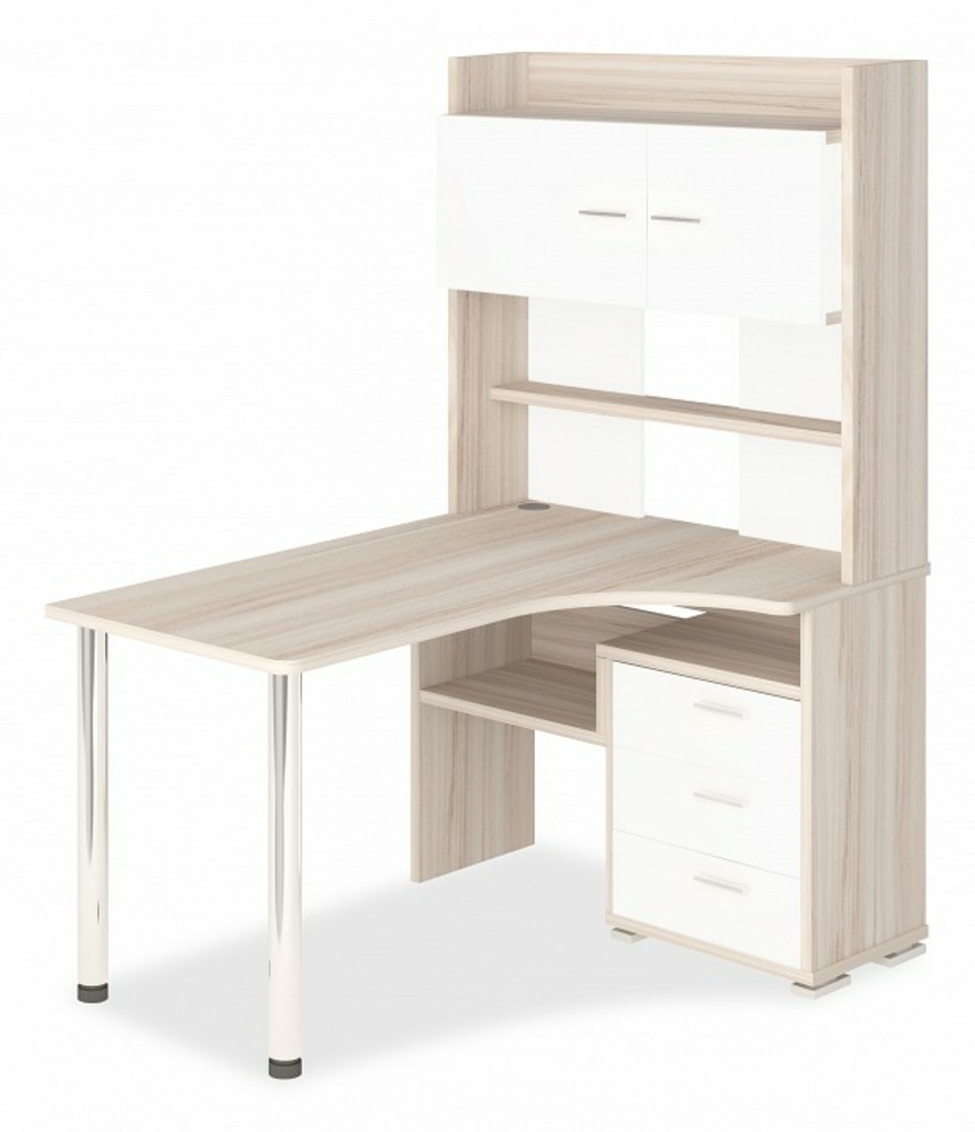 Фото Стол компьютерный Домино СР-133-130 MER_SR-133-KBE-PRAV - интернет-магазин МегаТерем в Москве