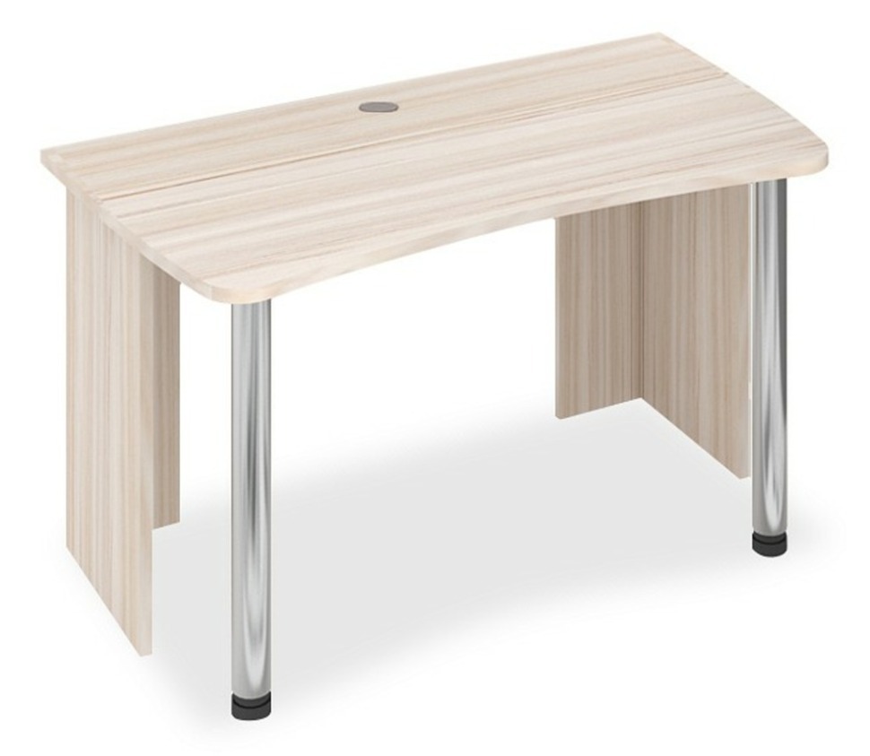 Фото Стол офисный Домино Лайт СКЛ-Софт140 MER_SKL-Soft140_K - интернет-магазин МегаТерем в Москве