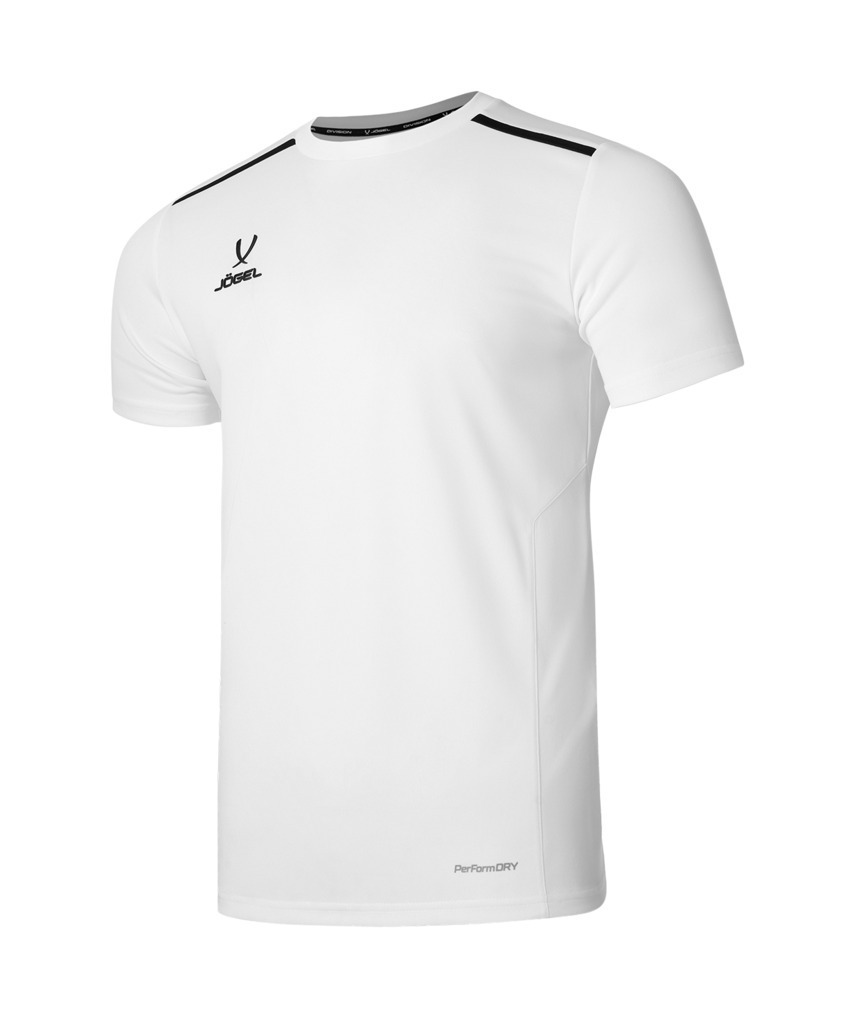 Фото Футболка тренировочная JÖGEL DIVISION Training Tee, белый (2120544) - интернет-магазин МегаТерем в Москве