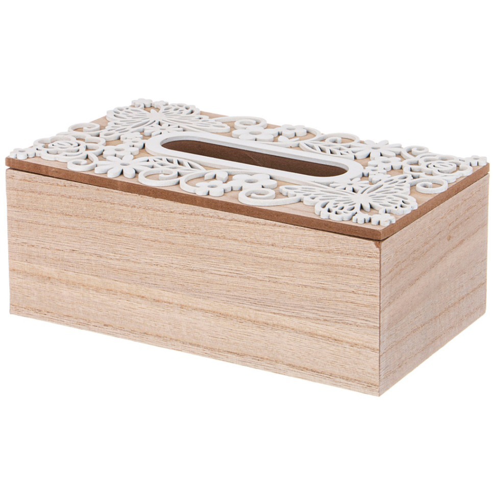 Фото Шкатулка для салфеток коллекция ботаника 24*13.5*10 см Lefard (222-807) - интернет-магазин МегаТерем в Москве