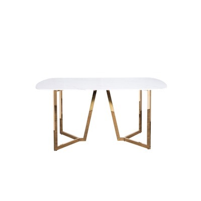 Стол обеденный белый/золото...