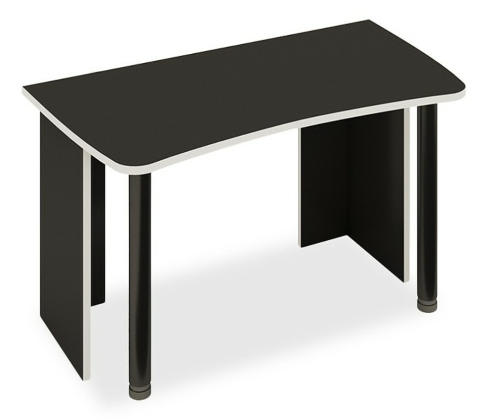 Фото Стол офисный Домино Lite СКЛ-Софт140 MER_SKL-Soft140-CHBE - интернет-магазин МегаТерем в Москве