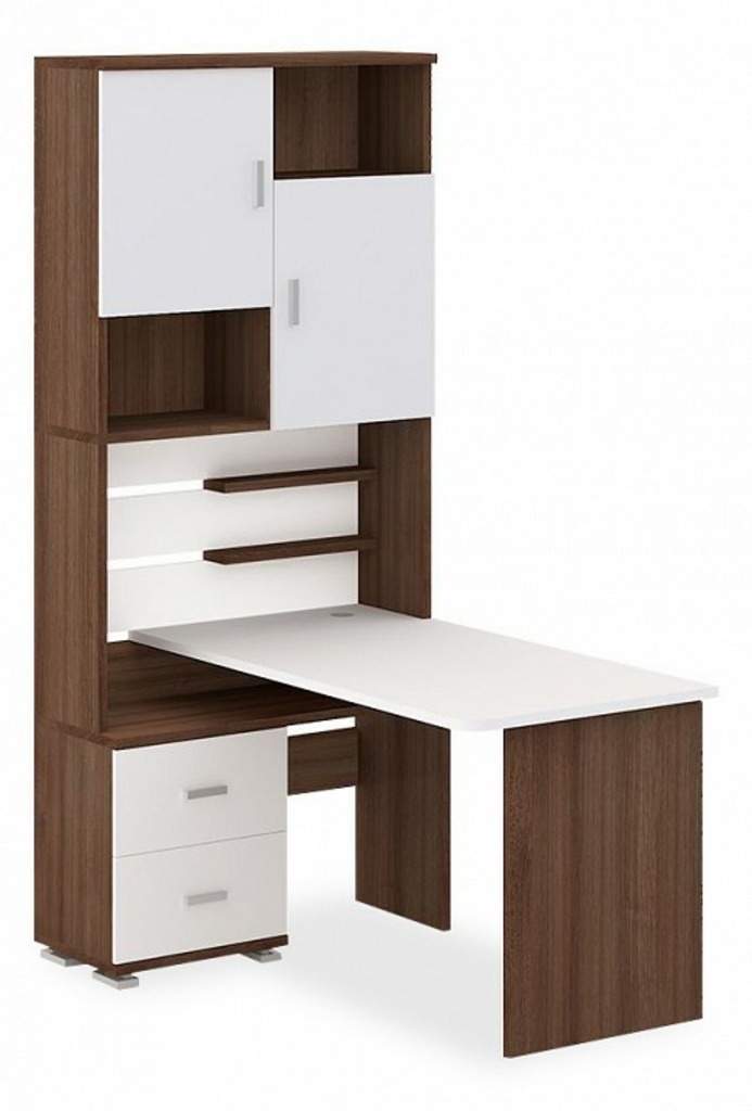 Фото Стол компьютерный Домино СР-720/140 MER_SR-720-140-SHBEBE-CH-LEV - интернет-магазин МегаТерем в Москве