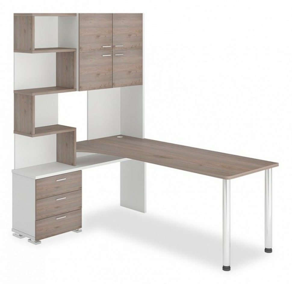 Фото Стол компьютерный Домино нельсон СР-500М/190 MER_SR-500M_190_BENN-LEV - интернет-магазин МегаТерем в Москве