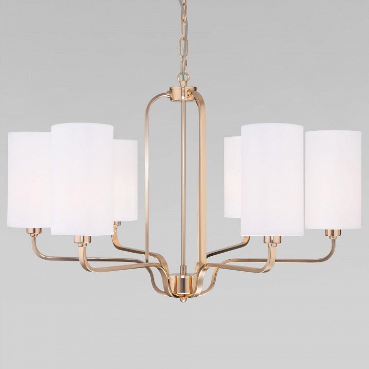 Фото Подвесная люстра Eurosvet Purezza 60128/6 золото EV_a056927 - интернет-магазин МегаТерем в Москве
