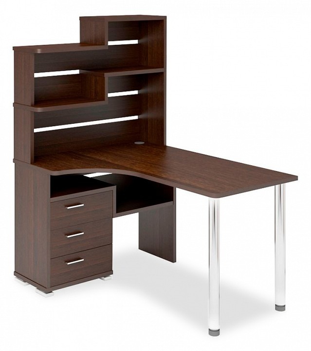 Фото Стол компьютерный Домино СР-132-150 В-ЛЕВ MER_SR-132-150_V-LEV - интернет-магазин МегаТерем в Москве