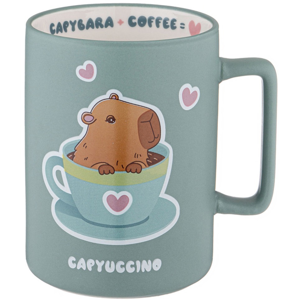 Фото Кружка lefard capybara+coffee 400мл (260-998)  - интернет-магазин МегаТерем в Москве