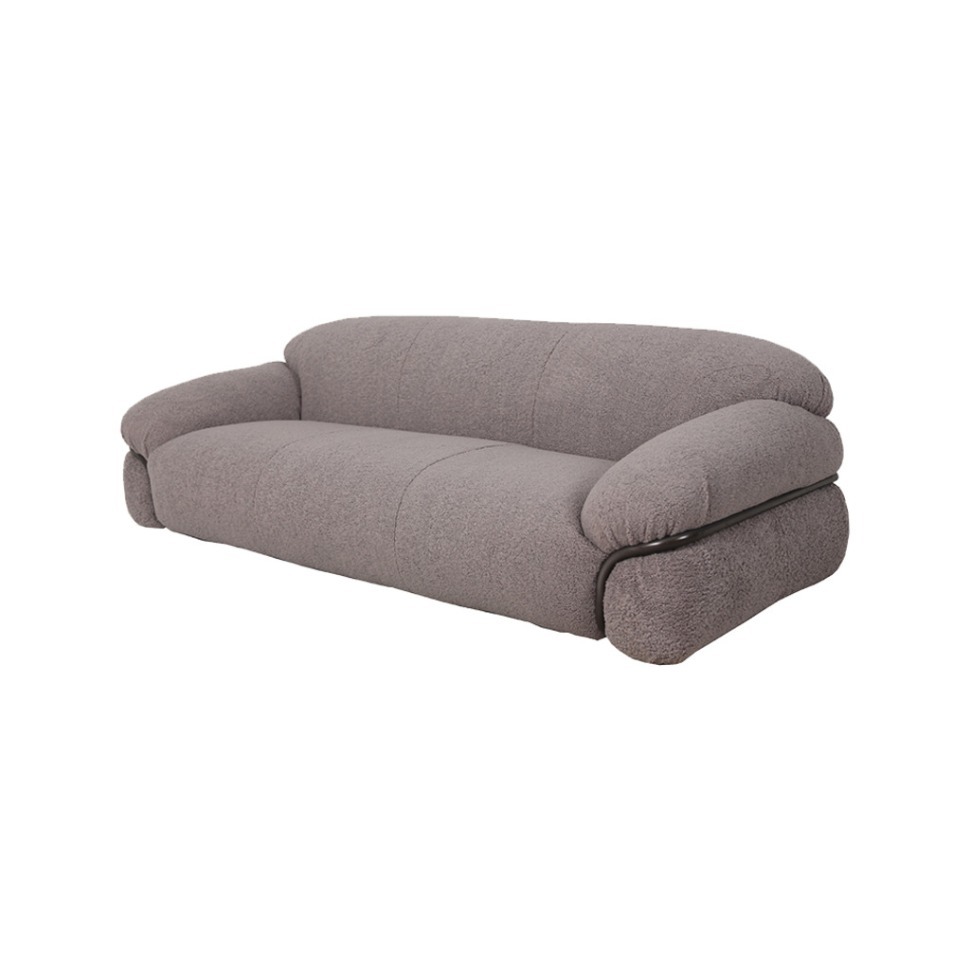 Фото Диван S0414A-01-3D/C031-06, текстиль, металл, grey, ROOMERS FURNITURE - интернет-магазин МегаТерем в Москве