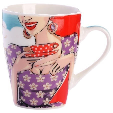 Фото Кружка 340 мл Girl LORAINE (9-31229-3) - интернет-магазин МегаТерем в Москве