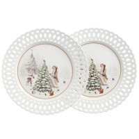 Набор тарелок обеденных lefard "морозко" 2 шт. 26,5 см (441-047) 