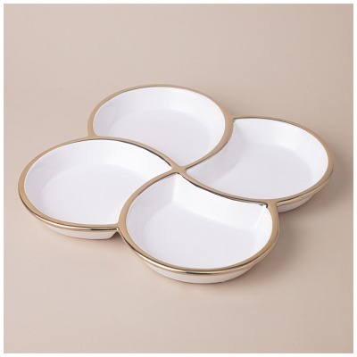 Менажница 4 секции 30х3,5 с...