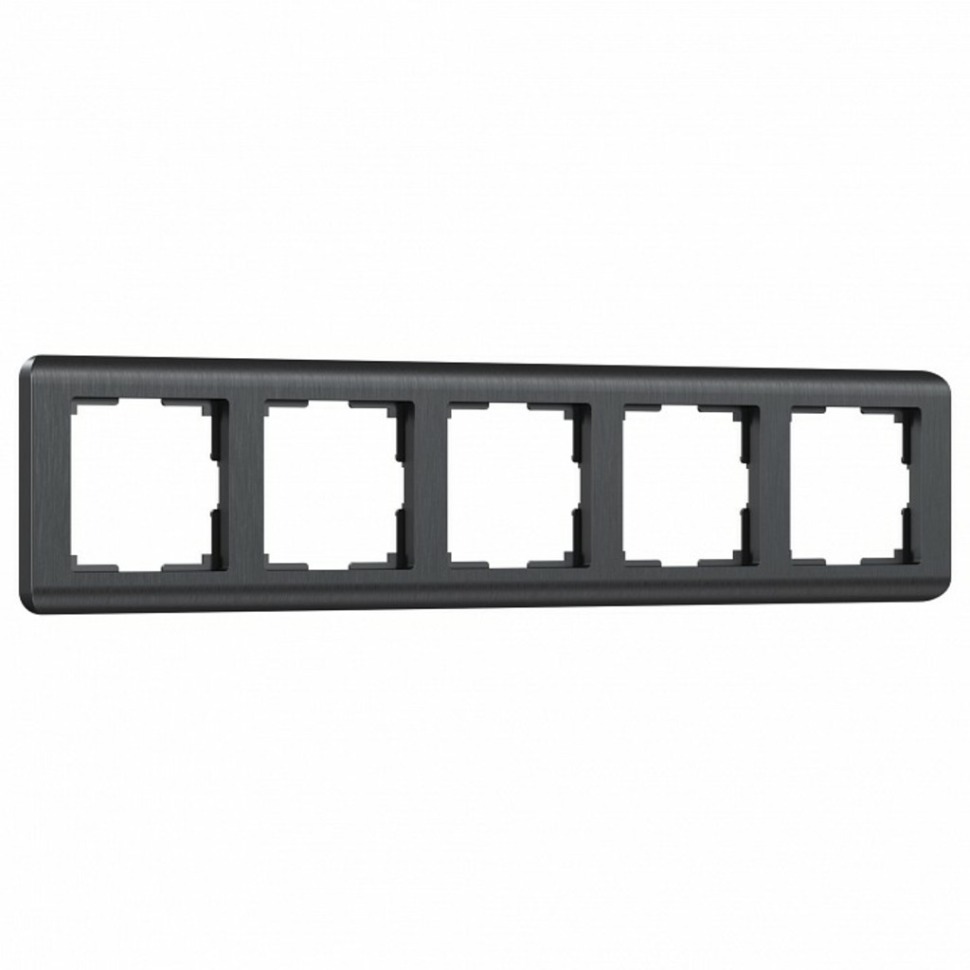 Фото Рамка на 5 постов Werkel Stream (графит) W0052104 WRK_a051271 - интернет-магазин МегаТерем в Москве