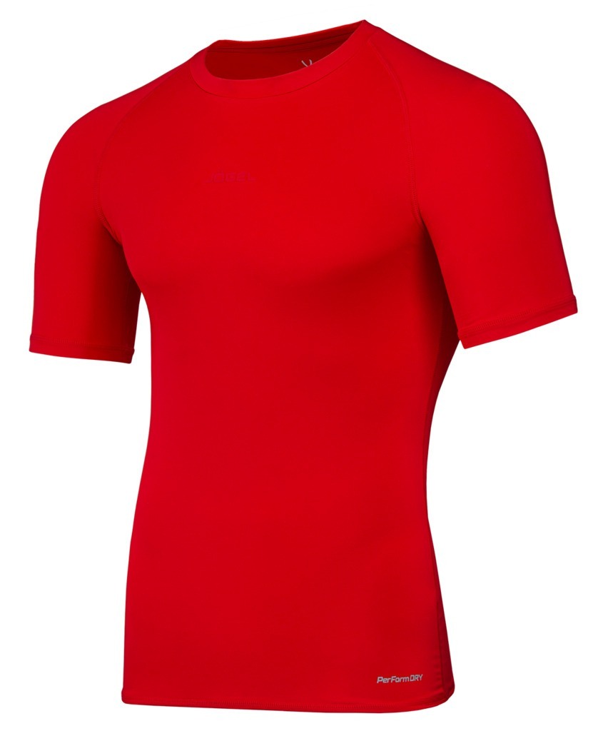 Фото Футболка компрессионная JÖGEL PerFormDRY Baselayer Tee SS 2, красный (2110062) - интернет-магазин МегаТерем в Москве