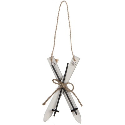 Декор подвеска лыжи белые 5...