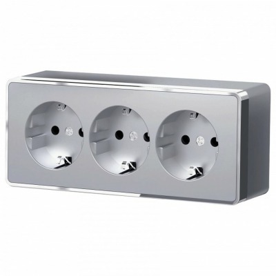 Розетка с заземлением и со ...