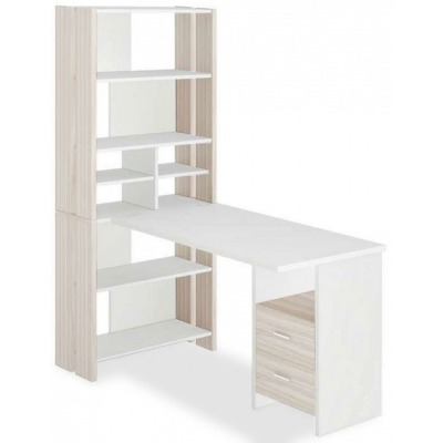 Стол компьютерный Домино Lite СТЛ-ОВ+С120Прям+ТЯЛ MER_STL-OVH-S120Pryam_KBE