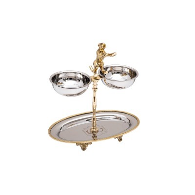 Подставка д/закусок двухуро...