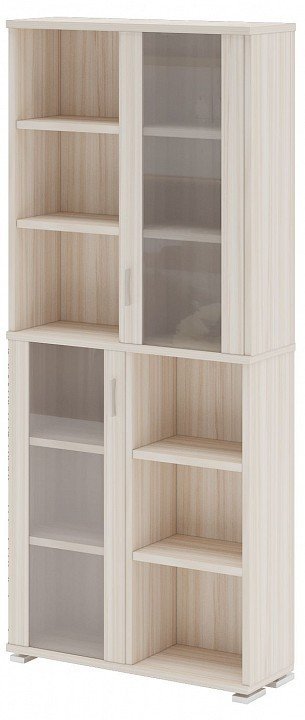 Фото Шкаф-витрина Домино ПУ-30-2-ФС MER_PU-30-2-FS_K - интернет-магазин МегаТерем в Москве