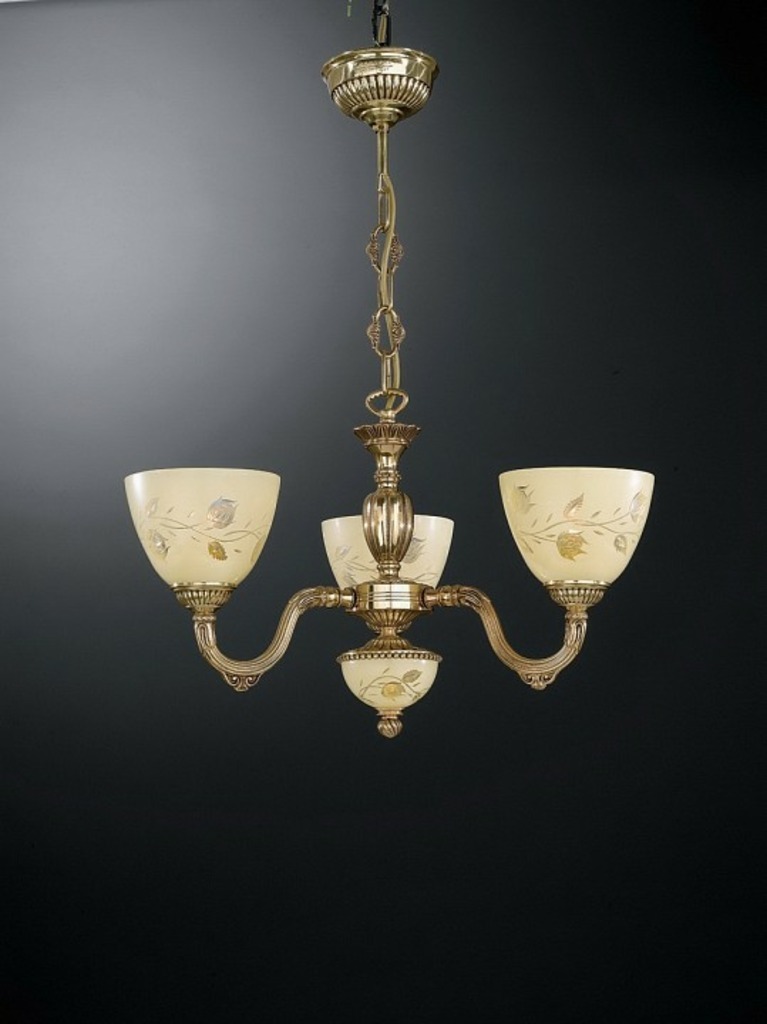 Фото Подвесная люстра Reccagni Angelo 6358 L 6358/3 RA_L_6358_3 - интернет-магазин МегаТерем в Москве