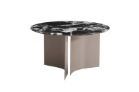 Стол журнальный черный d70*40см (TT-00013105)