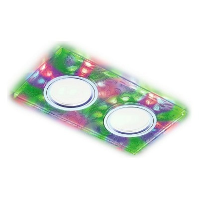 Встраиваемый светильник Ambrella Light S S234/2 W/CH/M AMBR_S234_2_W_CH_M