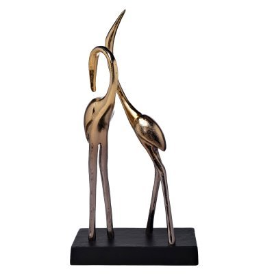 Статуэтка "Две цапли" цвет золото 23*13*43см (TT-00007812)