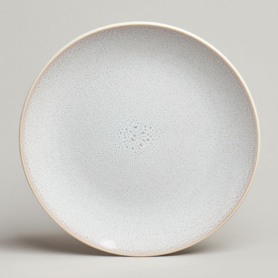 Фото Тарелка обеденная bronco crocus 27 см беж (577-218)  - интернет-магазин МегаТерем в Москве