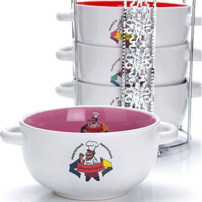 Набор супниц 5 предметов 540 мл LORAINE (27317)