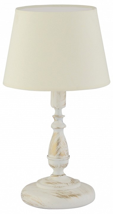 Фото Настольная лампа декоративная ADILUX Roksana White 18538 ADL_18538 - интернет-магазин МегаТерем в Москве