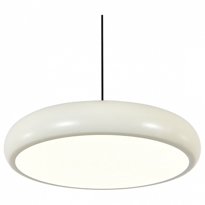 Фото Подвесной светильник Escada Iris 10304/1LED Black/White ESC_10304_1LED_Black_White - интернет-магазин МегаТерем в Москве