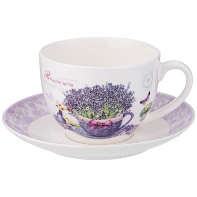 Чайная пара 280 мл лавандовая весна Lefard (87-306)