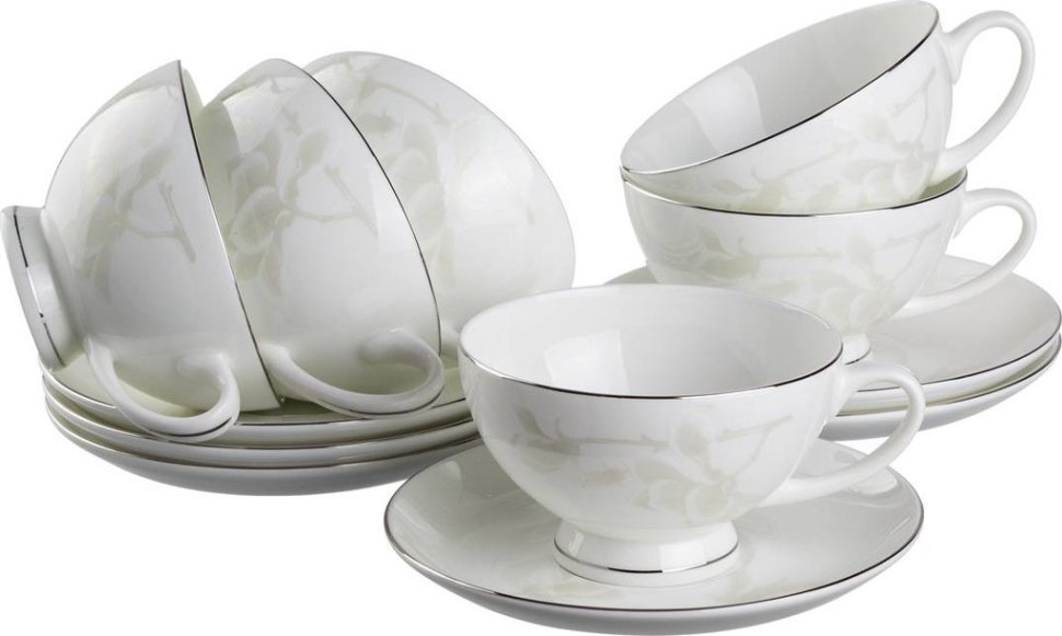 Фото Чайный набор lefard медиссон на 6 пер. 12 пр. 250 мл (440-083)  - интернет-магазин МегаТерем в Москве