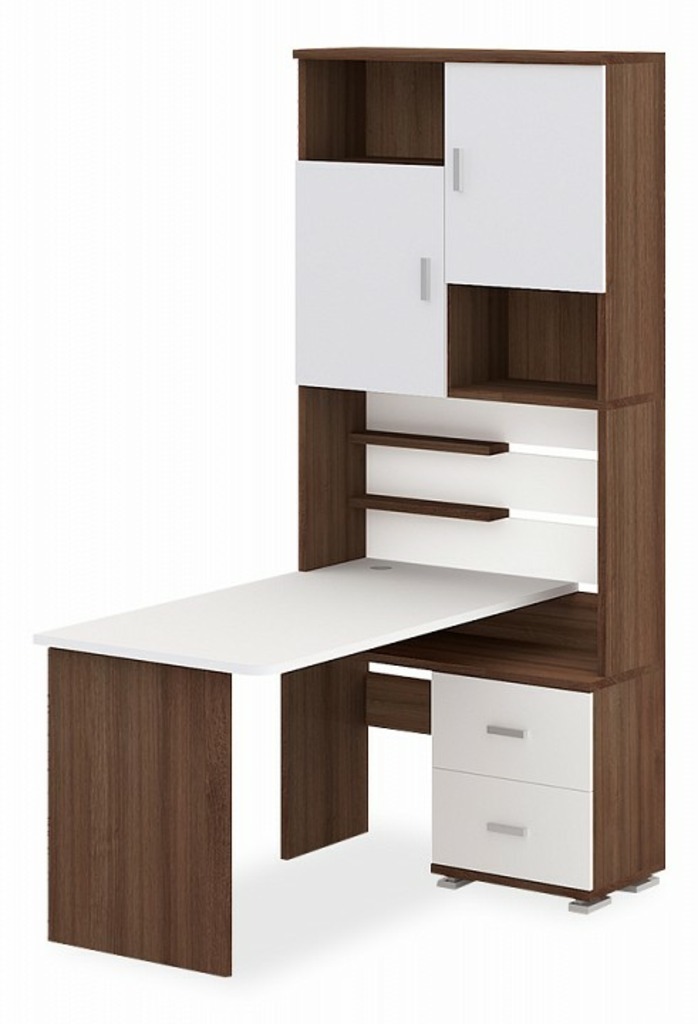 Фото Стол компьютерный Домино СР-720/140 MER_SR-720-140-SHBEBE-CH-PRAV - интернет-магазин МегаТерем в Москве