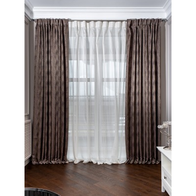 Портьера FIJI коричневая 28...