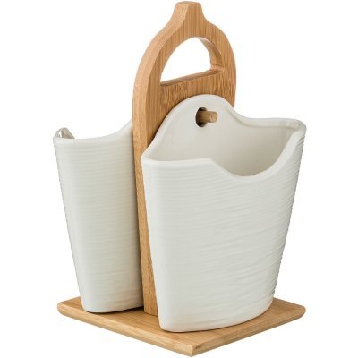 Подставка для столовых приборов lefard "native" 14*11 см. высота=18 см. (587-148) 