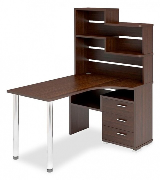 Фото Стол компьютерный Домино СР-132-150 В-ПРАВ MER_SR-132-150_V-PRAV - интернет-магазин МегаТерем в Москве