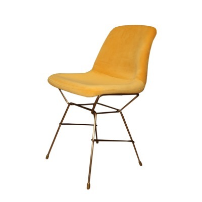 Стул SC-3288HW/yellow, Каркас матовое золото, вельвет, Yellow, ROOMERS FURNITURE