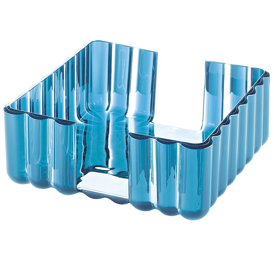 Фото Салфетница квадратная dolcevita, бирюзовая (75614) - интернет-магазин МегаТерем в Москве