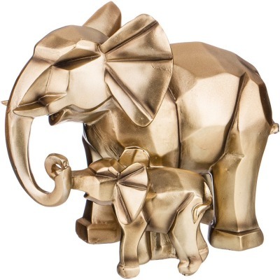 Статуэтка "два слона" 21*15*20 см. серия "оригами" Lefard (146-1636)